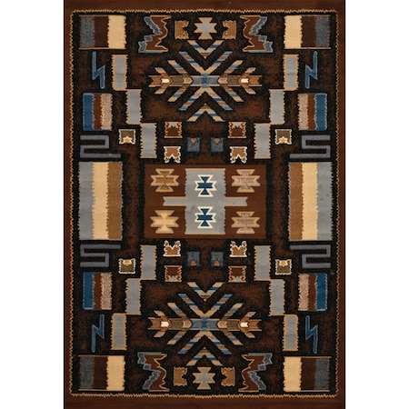 Rlm Distribution 7 ft. 10 in. x 10 ft. 6 in. Manhattan Pelham Oversize Rug, Brown HO1607363